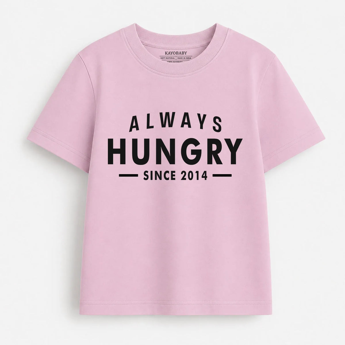 Always Hungry customize t-shirt pink KayoBaby