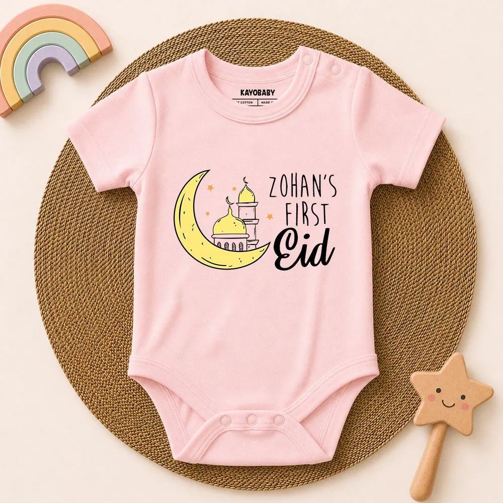First Eid Customize Romper- Moon Design