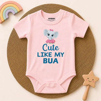 Cute Like My Bua-Elephant print