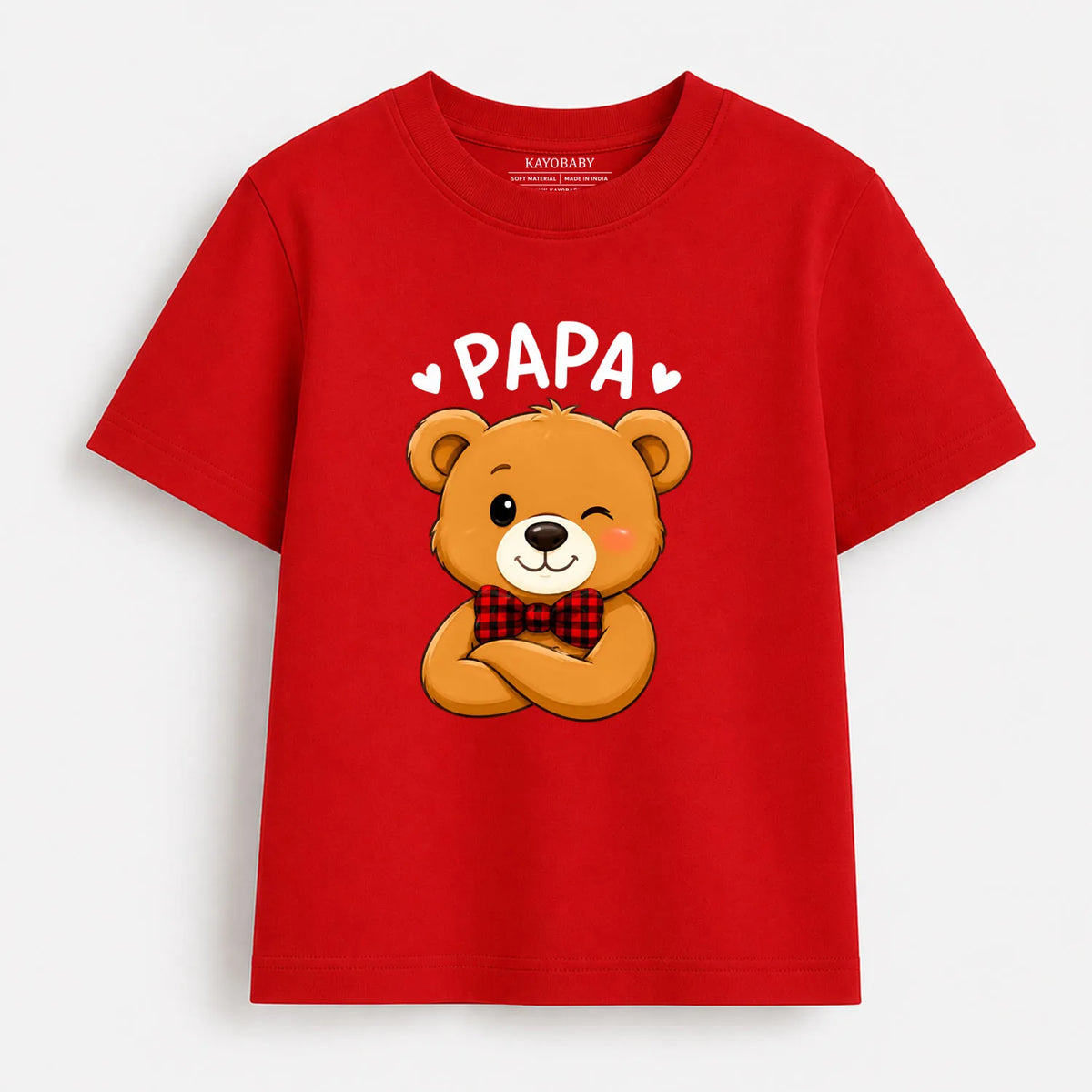 Our Little Teddy family matching t-shirt combo pink KayoBaby