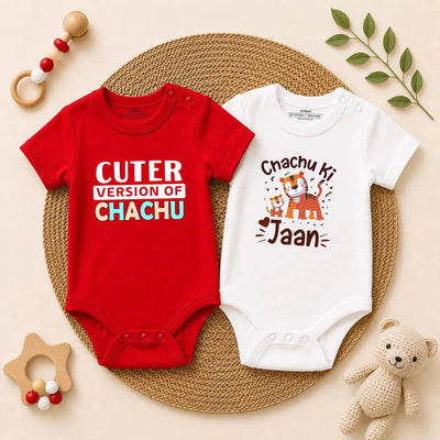 Cuter Version of Chachu & Chachu Ki Jaan Romper Combo Set