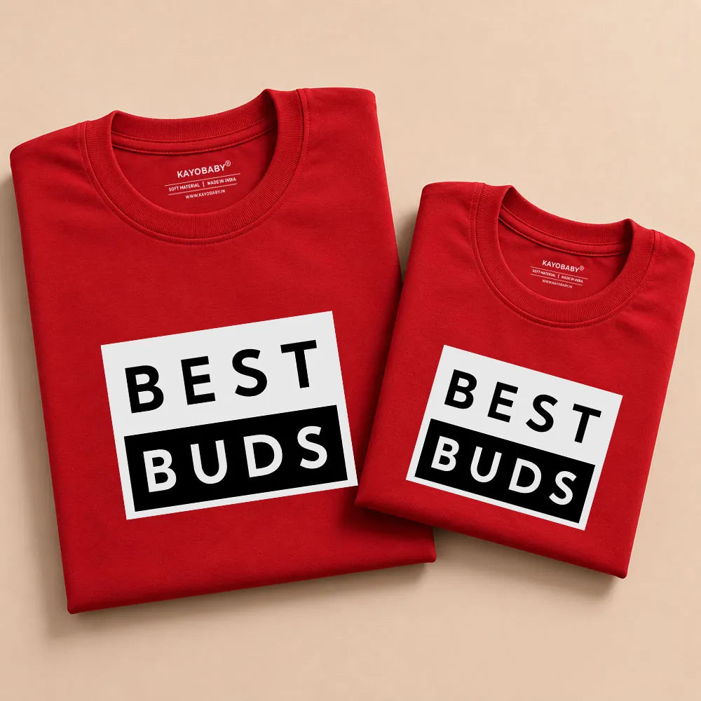 Best Buds matching t-shirt set red KayoBaby