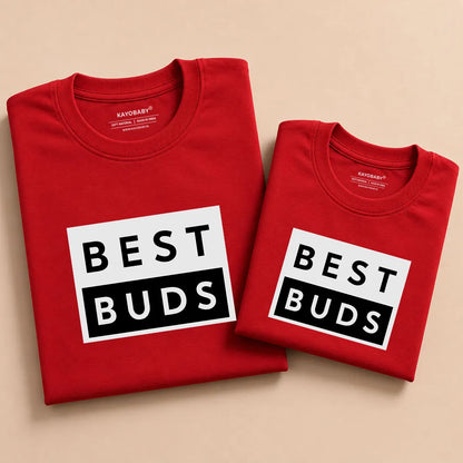 Best Buds matching t-shirt set red KayoBaby