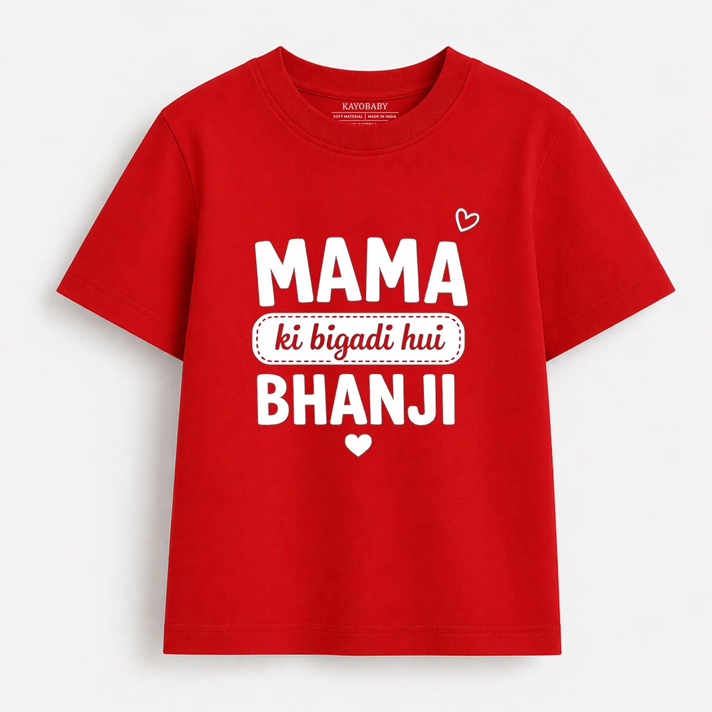Mama Ki Bigadi Hui Bhanji Kids T-Shirt