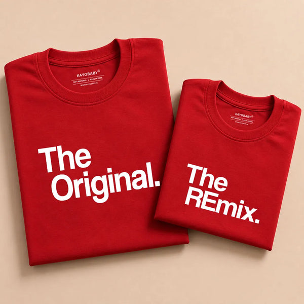 The Original & The Remix Matching Parent and Baby T-Shirt Combo