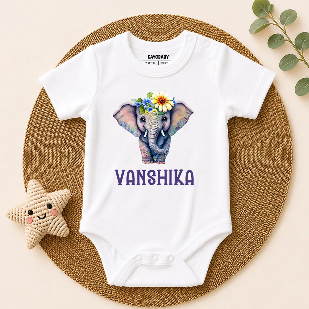 Baby Elephant Romper-Customize