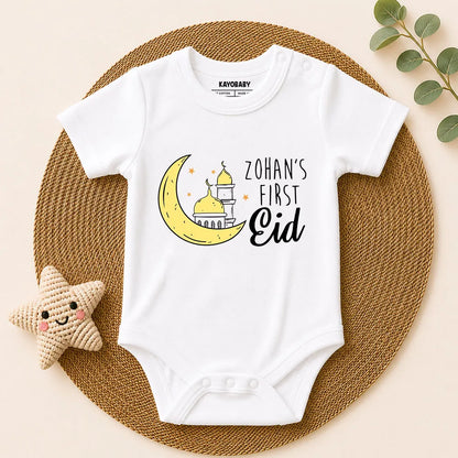 First Eid Customize Romper- Moon Design