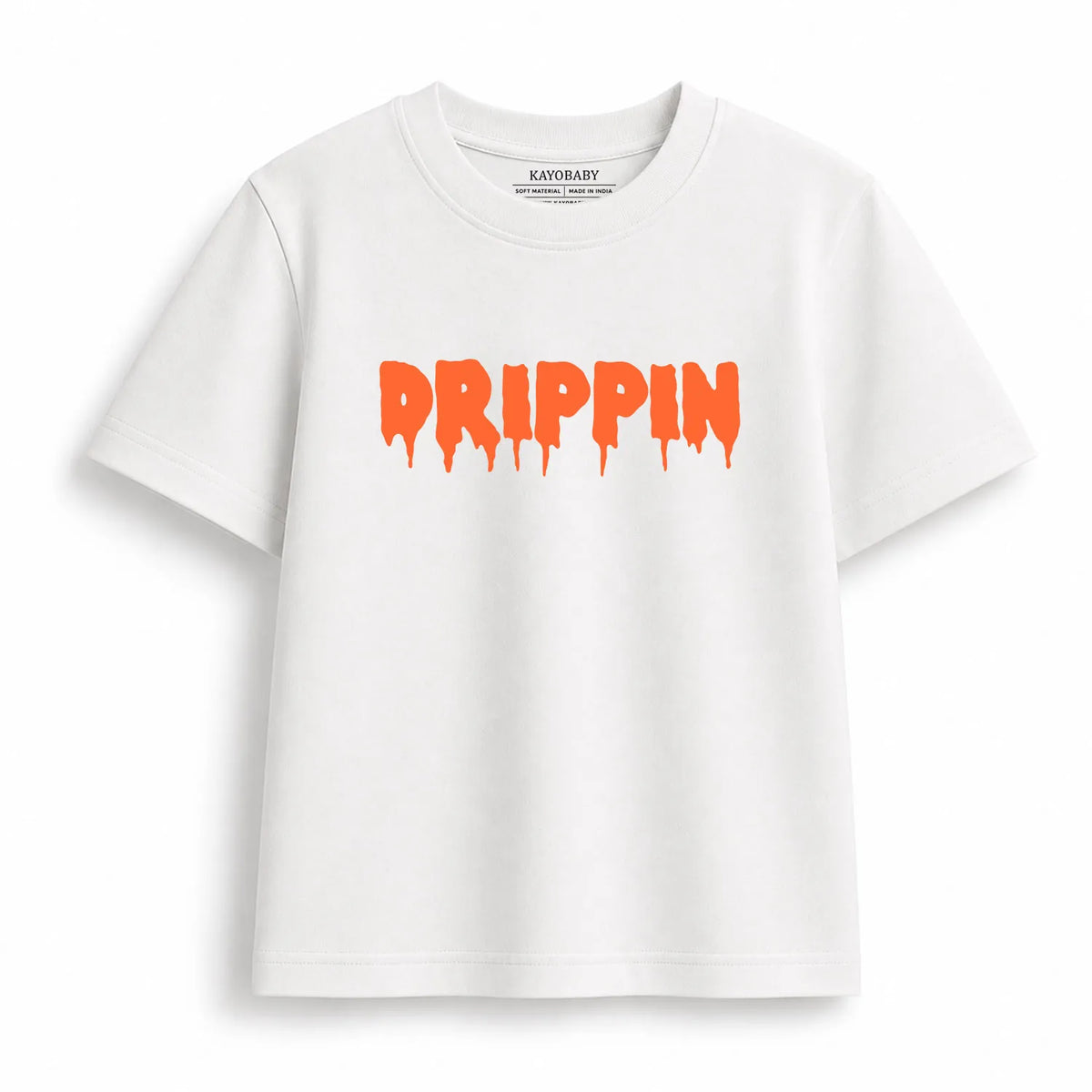 Drippin kids t-shirt white KayoBaby