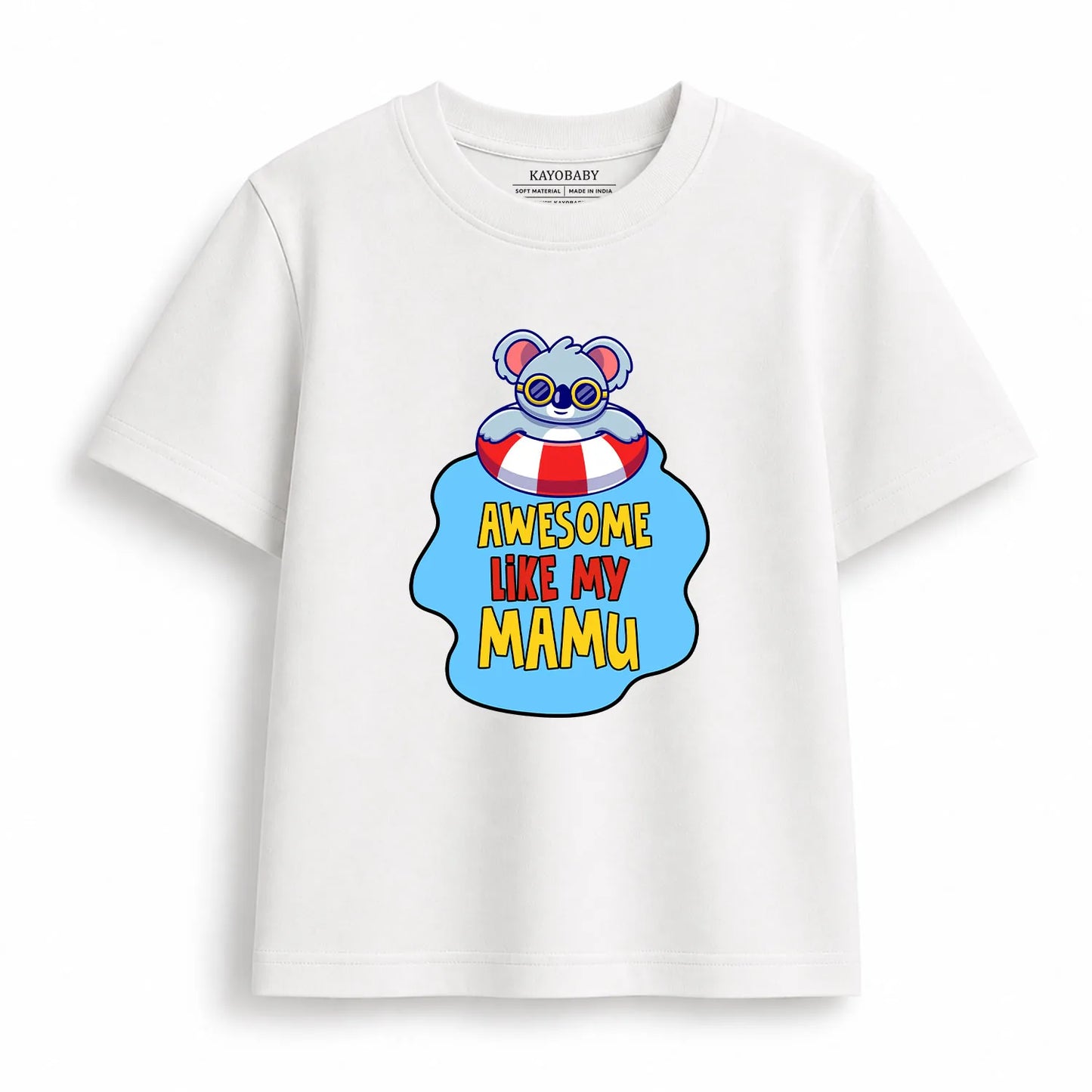 Awesome Like My Mamu Kids T-Shirt
