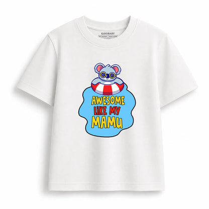 Awesome Like My Mamu Kids T-Shirt