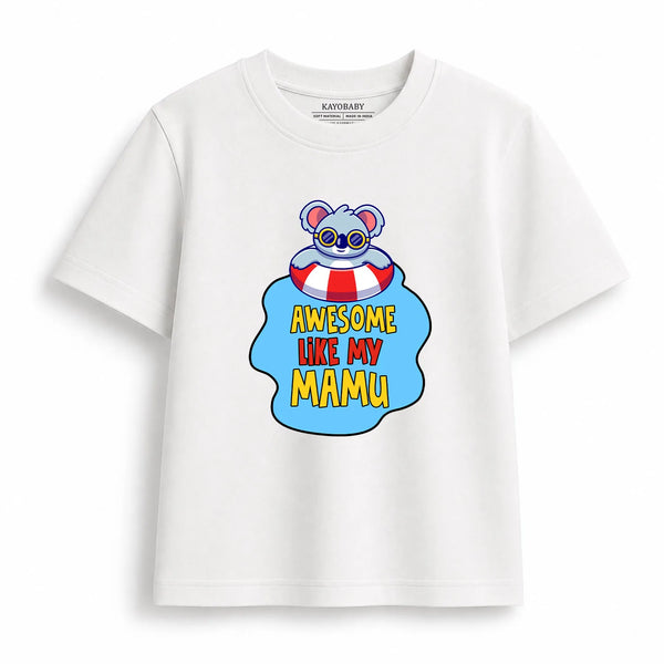 Awesome Like My Mamu Kids T-Shirt