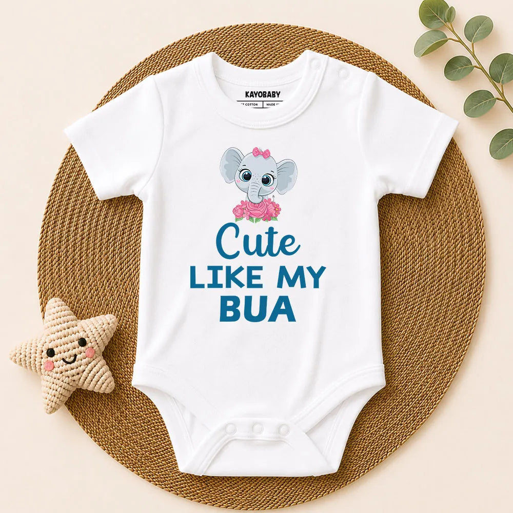 Cute Like My Bua-Elephant print