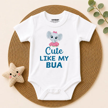 Cute Like My Bua-Elephant print