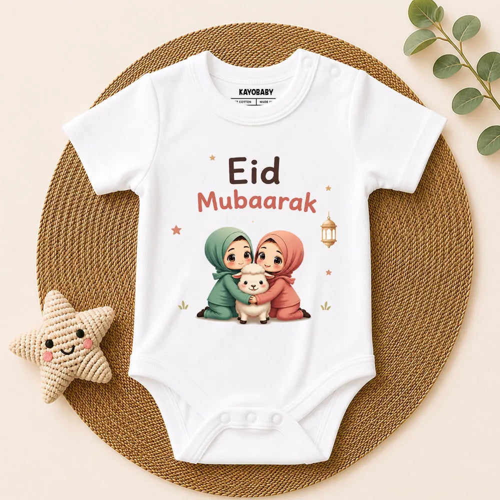 Eid Mubarak Baby Romper – Cute Festival Baby Outfit