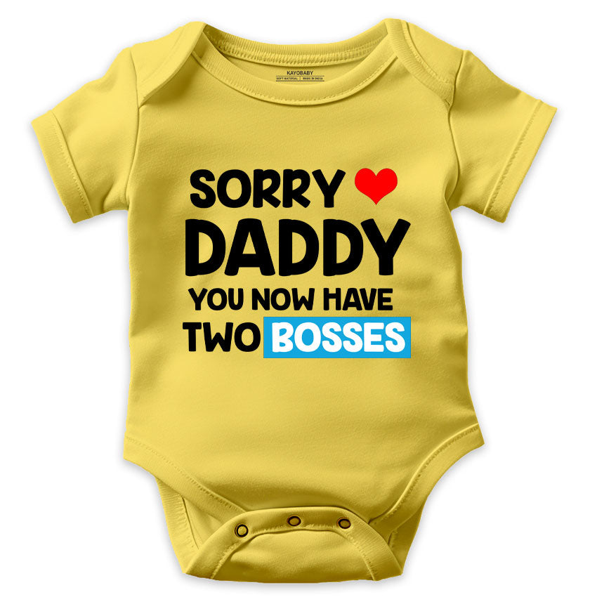 Sorry Daddy, You Now Have Two Bosses!