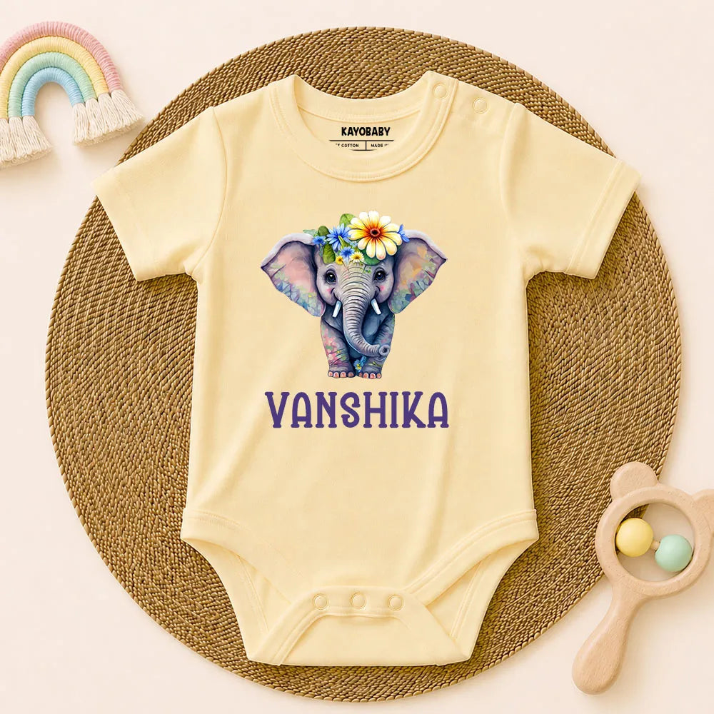 Baby Elephant Romper-Customize