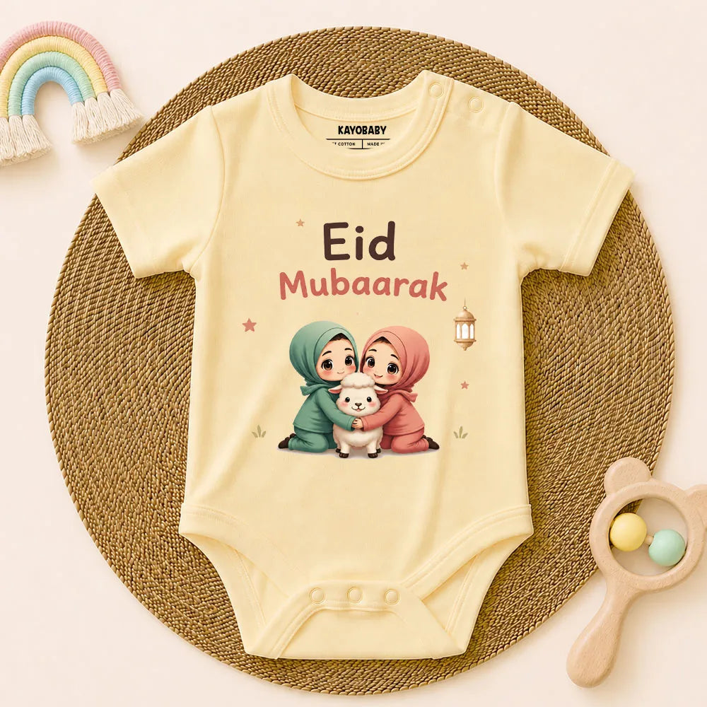 Eid Mubarak Baby Romper – Cute Festival Baby Outfit