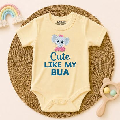 Cute Like My Bua-Elephant print