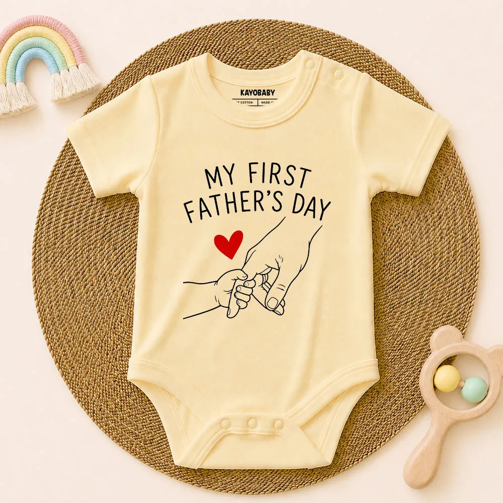 My First Father's Day Baby Romper
