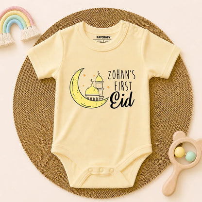 First Eid Customize Romper- Moon Design