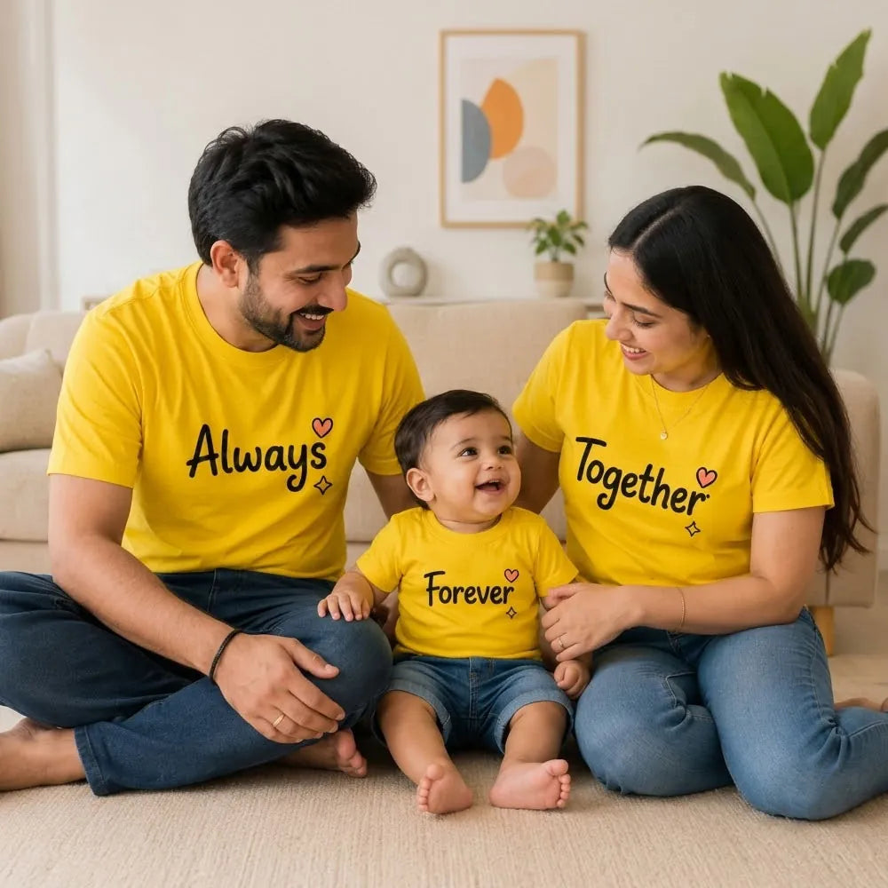 Always Together Forever Matching Family T-Shirts