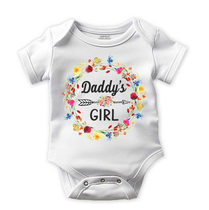 Mom and Dad Pack of 3 Rompers for Baby Girl - Set B