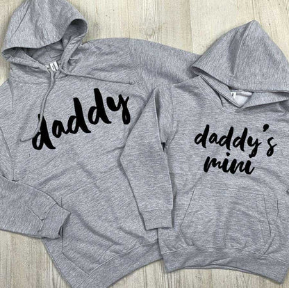 Daddy and Daddy's Mini - Hoodies Combo