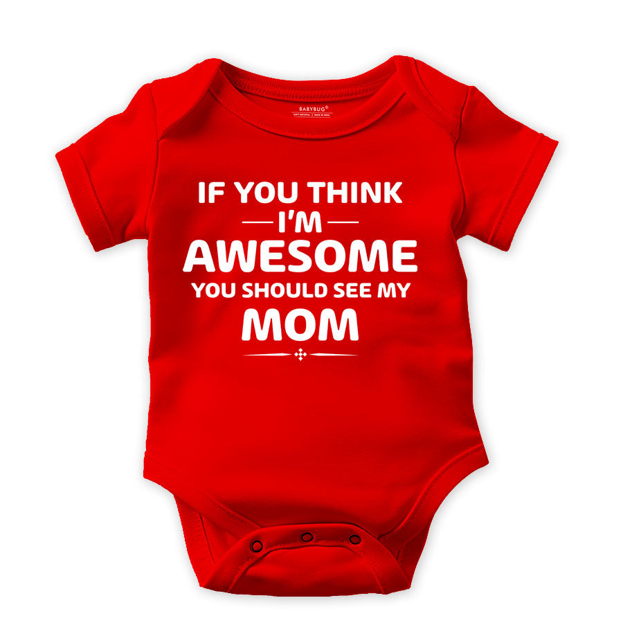 Awesome Mom and Dad | Combo Pack of 2 Rompers