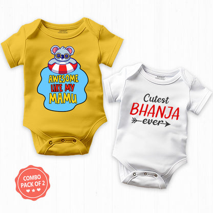 Mama and Bhanja Combo Pack of 2 - Set A
