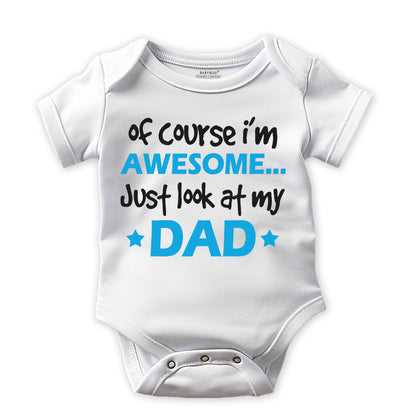 Awesome Mom and Dad | Combo Pack of 2 Rompers