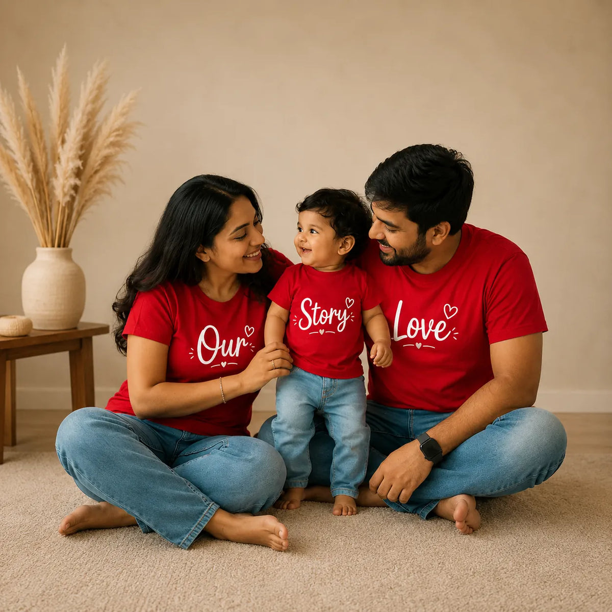 Our Love Story Matching Family T-Shirts