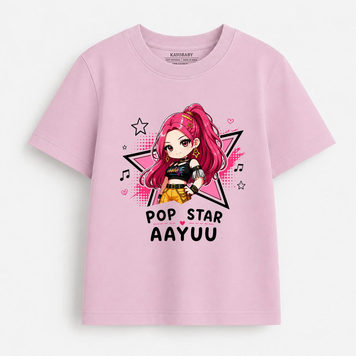 Personalized Pop Star Kids T-Shirt