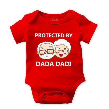 Mom, Dad, and Dada Dadi Combo Pack of 3 Rompers