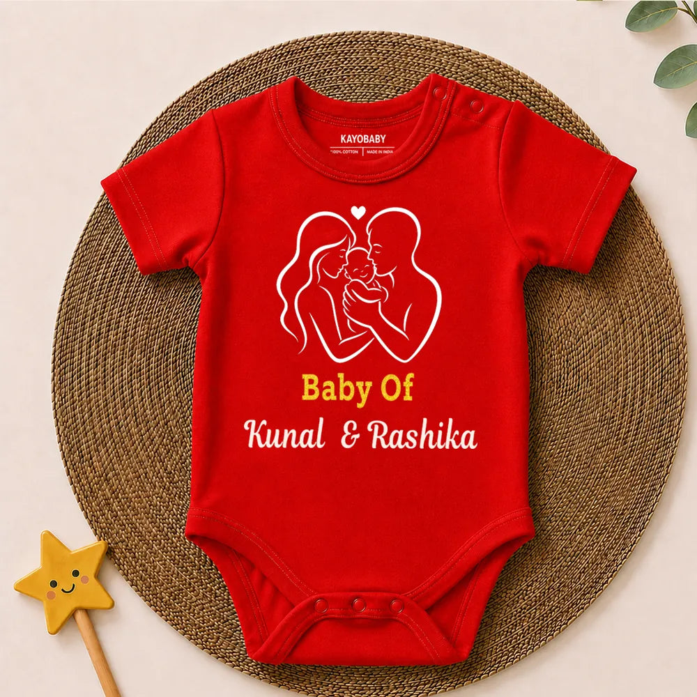 Baby of Couple Names - Customize Baby Romper