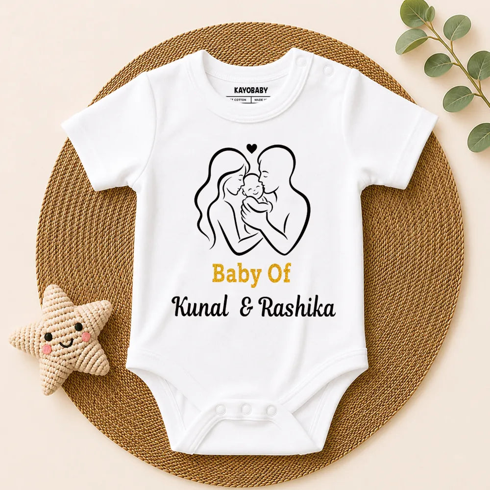 Baby of Couple Names - Customize Baby Romper