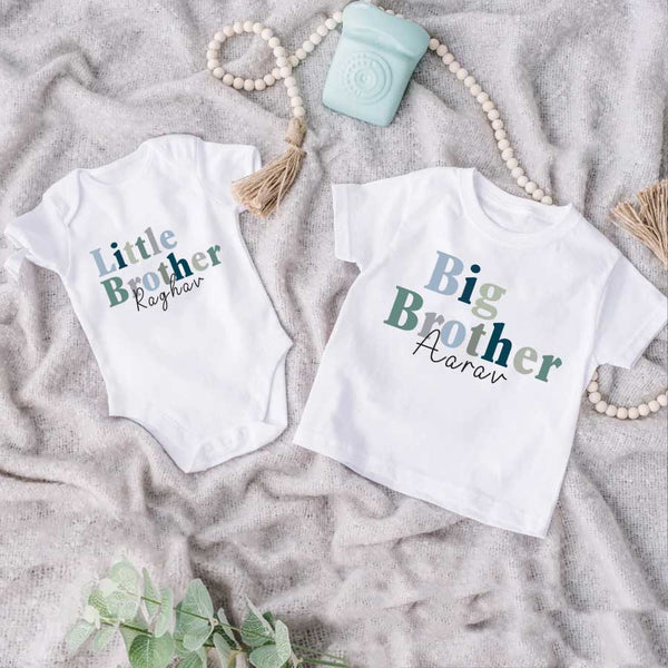 Little Brother Big Brother sibling matching set KayoBaby India