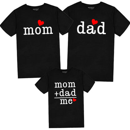 Mom Dad + Me Family T-shirt Set
