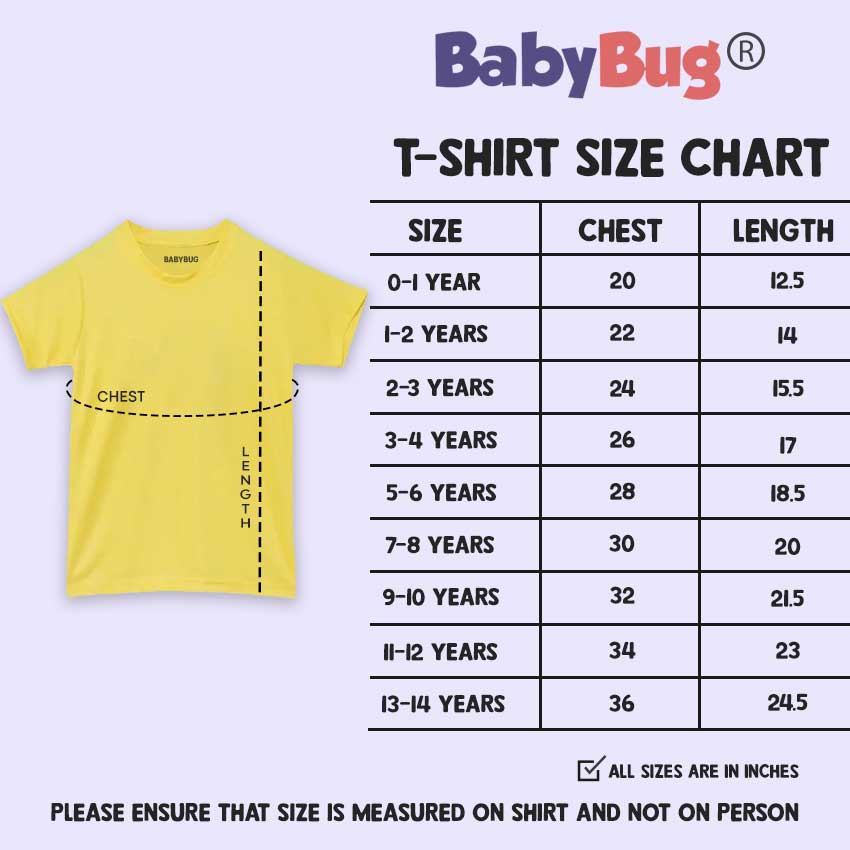 KayoBaby t-shirt size chart big sister little sister set