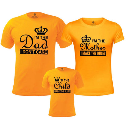Rules Maker Family T-shirt Set (3 Pieces)